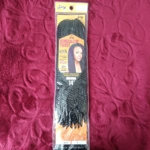 Senegalese Twist Crochet Hair 14 inch Color #1